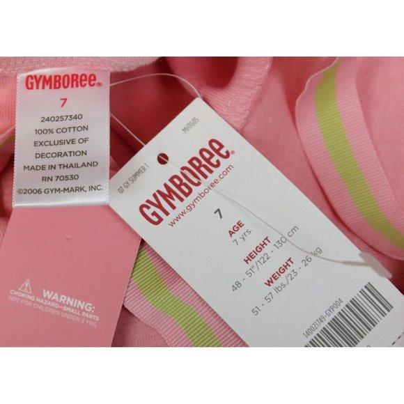 NEW 2007 Gymboree Candy Apple Halter Dress Pink Polka Dots Summer sz 7 A-line - Picture 6 of 6